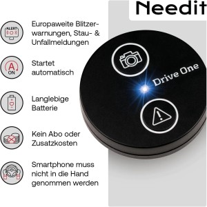 Needit Original Drive One Speed Camera Warner