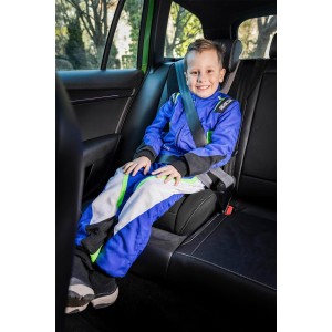 Sparco Alzador Infantil de Asiento de Coche Negro