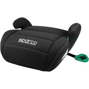 Sparco Alzador Infantil de Asiento de Coche Negro