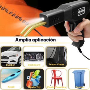 220W 2 en 1 Soldador de Plástico con 800pcs Grapas