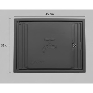 Suinga Puerta para Contador de Agua de Polipropileno 35x45cm
