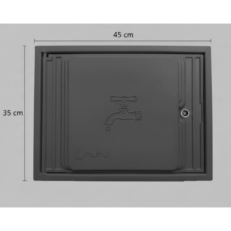 Suinga Puerta para Contador de Agua de Polipropileno 35x45cm