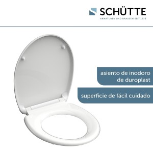 SCHÜTTE Asiento de inodoro con Mechanismo suave