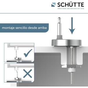 SCHÜTTE Asiento de inodoro con Mechanismo suave