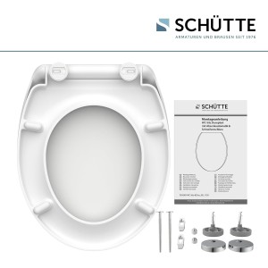 SCHÜTTE Asiento de inodoro con Mechanismo suave