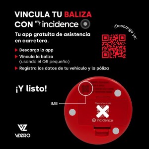 VZero - Luz de Emergencia V16 con Geolocalización