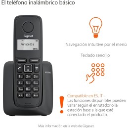 Gigaset A116 - Teléfono DECT Inalámbrico Gigaset A116 - Teléfono DECT Inalámbrico