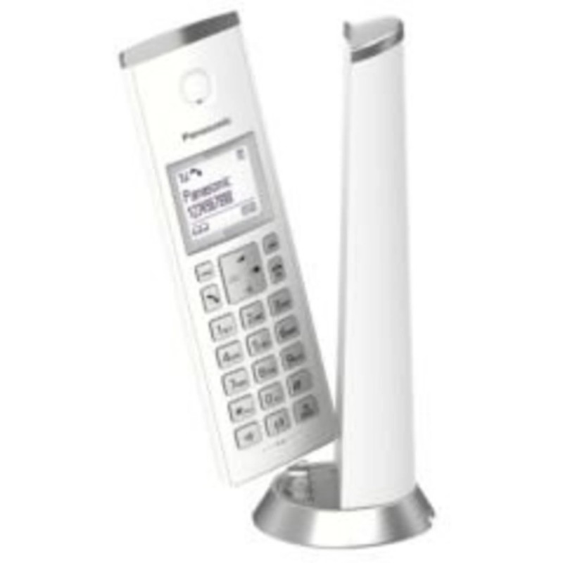 Panasonic KX-TGK212SPW Teléfono Inalámbrico Digital, Unidad Base y 2 Auriculares Panasonic KX-TGK212SPW Teléfono Inalámbrico Digital, Unidad Base y 2 Auriculares