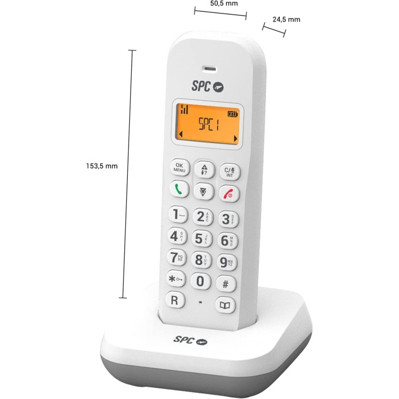 SPC Keops - Teléfono Inalámbrico con Pantalla Iluminada SPC Keops - Teléfono Inalámbrico con Pantalla Iluminada