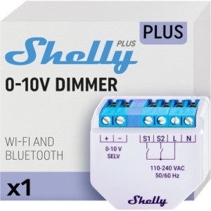 Shelly Plus 0-10V Dimmer - Módulo Regulador de Luz W-Fi & Bluetooth