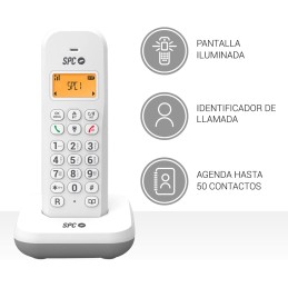 SPC Keops - Teléfono Inalámbrico con Pantalla Iluminada SPC Keops - Teléfono Inalámbrico con Pantalla Iluminada
