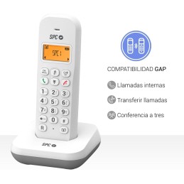 SPC Keops - Teléfono Inalámbrico con Pantalla Iluminada SPC Keops - Teléfono Inalámbrico con Pantalla Iluminada