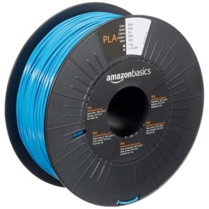 Amazon Basics Filamento para impresora 3D, ácido poliláctico (PLA), 1.75 mm, cinta de 1 kg