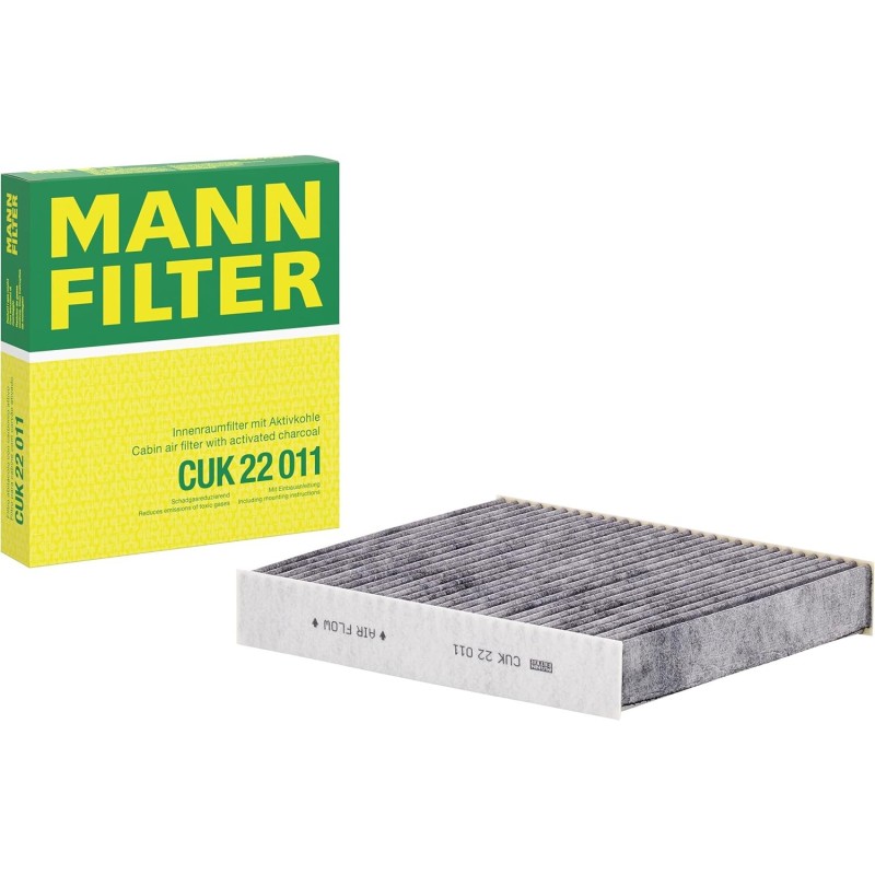 MANN-FILTER CUK 22 011 Filtro de aire de cabina - Filtro de Polen con Carbón activado
