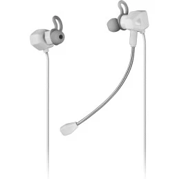 Mars Gaming MIHXW Blanco, Auriculares In-Ear, Micrófono