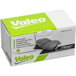 Valeo Juego de 4 Pastillas de Freno Essential 301053, Eje Trasero
