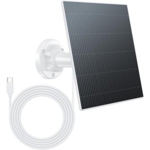 Panel Solar 6W para Cámara de Vigilancia Exterior