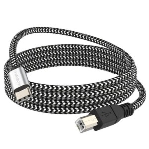 MOSWAG Cable USB B a USB C 480 Mbps 1M, Cable MIDI