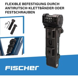 FISCHER Candado plegable para bicicleta Protec FN8
