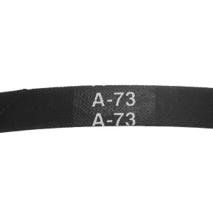 sourcing map 2 correas trapezoidales de goma envueltas clásicas A73 o 4L750, circunferencia interior de 1854 mm, correa en V de