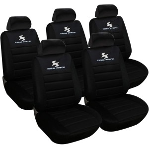 WOLTU 5X Fundas de Asiento para Coche Universal Delantero y Traseros