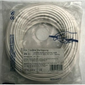 Kopp 151625006 - Cable eléctrico.3 X 0.75 mm2 .25mts
