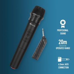 NGS Singer Air - Micrófono Inalámbrico Vocal