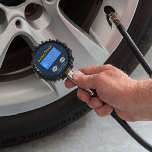 Goodyear Medidor de presión de neumáticos con indicador de presión Digital con iluminación