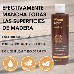 Tinte para madera Furniture Clinic (pino antiguo) – Tinte de secado rápido, muy concentrado