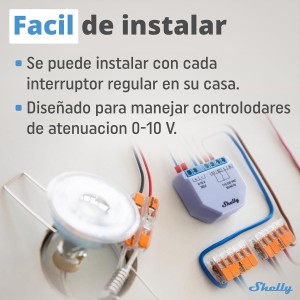 Shelly Plus 0-10V Dimmer - Módulo Regulador de Luz W-Fi & Bluetooth