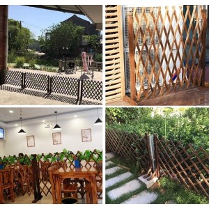 uyoyous Enrejado de madera extensible hasta 160 cm, 2 unidades, plegable