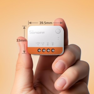SONOFF ZBMINIL2 Interruptor Inteligente Zigbee, Sin Neutro, Mini Módulo Relé para Luz