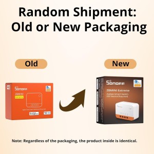 SONOFF ZBMINIL2 Interruptor Inteligente Zigbee, Sin Neutro, Mini Módulo Relé para Luz