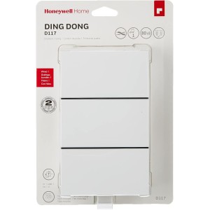 Honeywell Timbre cableado Friedland D117, color Blanco117