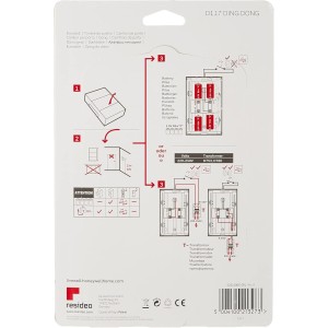 Honeywell Timbre cableado Friedland D117, color Blanco117