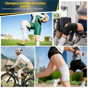 ANAMPION Rodillera Deportivas Ajustable Rodilleras.Talla Larga