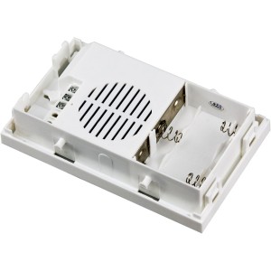 Huber 13305 - Timbre con 25 melodías, control electrónico, color blanco