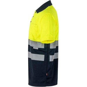VELILLA 173, Polo Bicolor Manga Corta AV, Talla-L