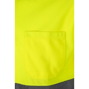 VELILLA 173, Polo Bicolor Manga Corta AV, Talla-L