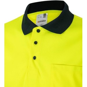 VELILLA 173, Polo Bicolor Manga Corta AV, Talla-L