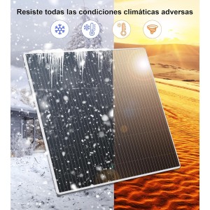 Panel Solar 6W para Cámara de Vigilancia Exterior