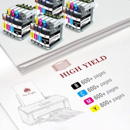 Cartuchos de Tinta Compatibles para Brother LC123 LC-123 , Toner Kingdom LC123 LC123XL Cartuchos de Tinta Compatibles para Brother LC123 LC-123 , Toner Kingdom LC123 LC123XL