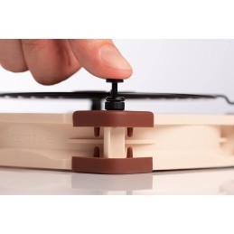 Noctua NA-FG1-12 Sx5, Rejillas para Ventiladores de 120 mm (Set de 5, Negro)