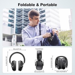 Link Dream Protección auditiva Orejeras Reducción de Ruido SNR 35dB