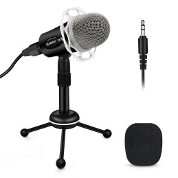 Microfono Condensador PC ELEGIANT 3.5mm Plug & Play