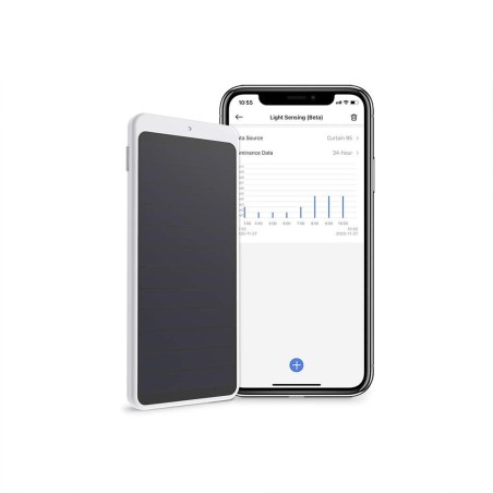 SwitchBot Cargador de Panel Solar Curtain (Blanco/Negro)
