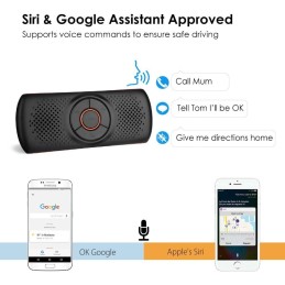 Altavoz manos libres Bluetooth T826 para teléfono