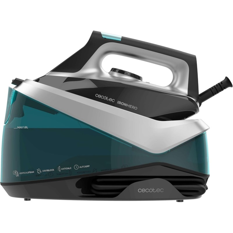 Cecotec Centro de Planchado Horizontal IronHero H-2800 Station. 2800W, Vapor 135g/m, Golpe 360g/m
