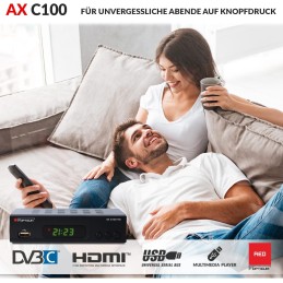 TDT , Red Opticum AX C100 HD DVB-C TDT , Red Opticum AX C100 HD DVB-C