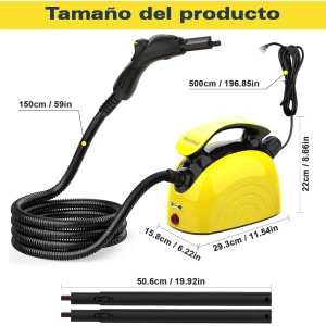 Waitbird Limpiador de vapor multiusos para todos los accesorios de 21 piezas